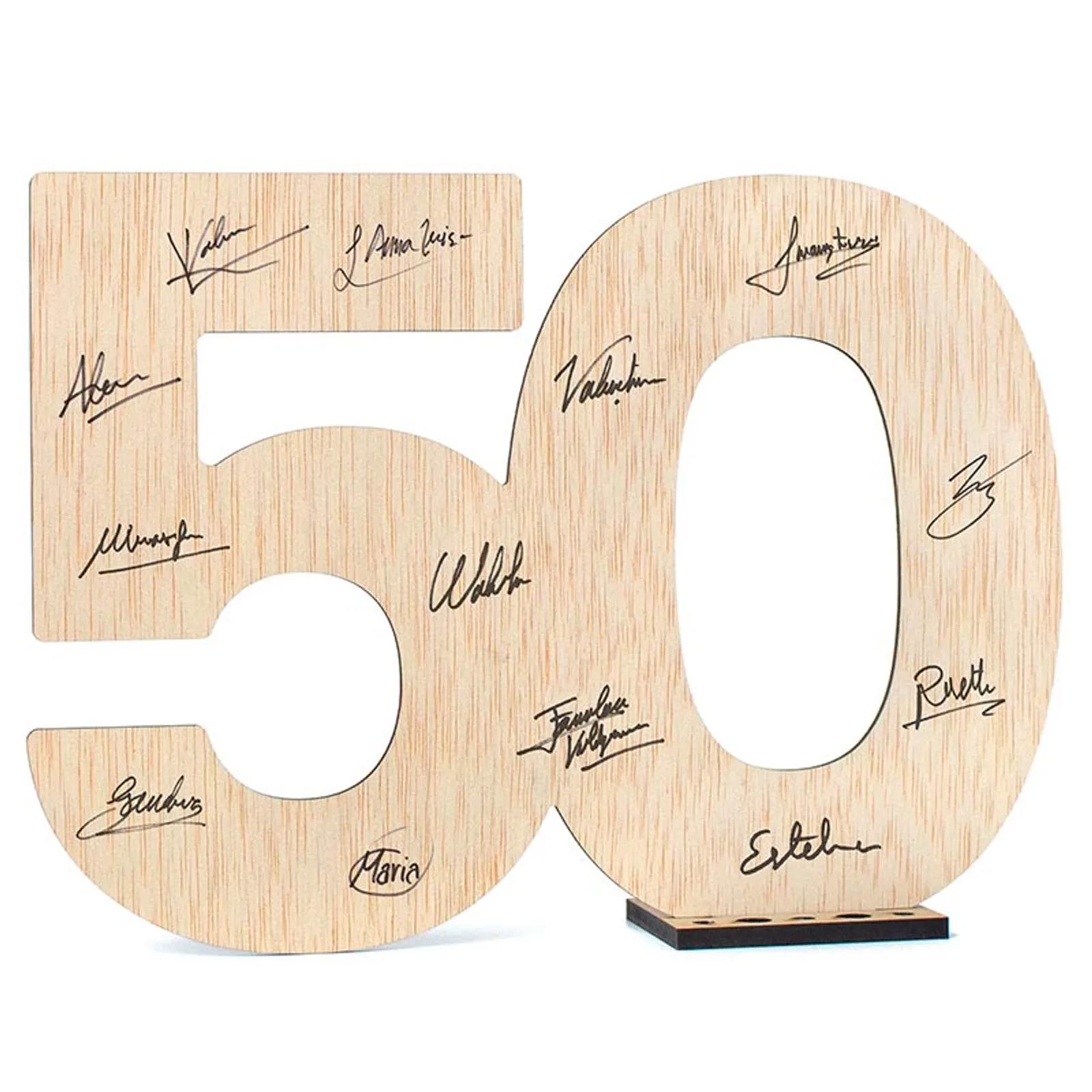 Giant Wooden Signing Numbers